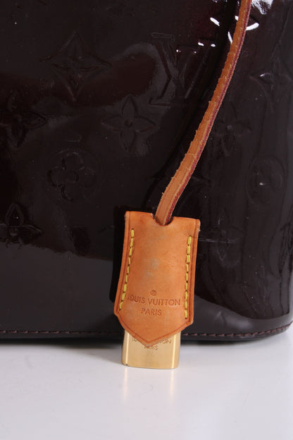Louis Vuitton Montebello Monogram Vernis Patent Bag Amarante/ Deep Plum | O/S, Gold