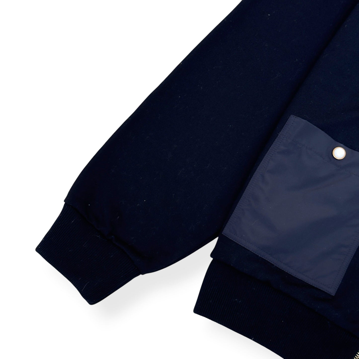 LOUIS VUITTON HYBRID JERSEY BLOUSON BLACK / WHITE XXL | XXL, Black
