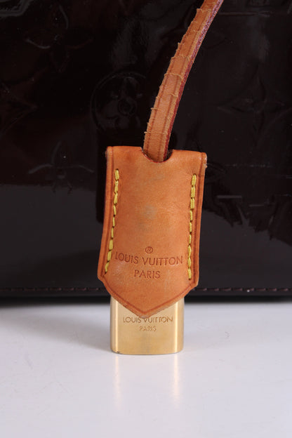 Louis Vuitton Montebello Monogram Vernis Patent Bag Amarante/ Deep Plum | O/S, Gold