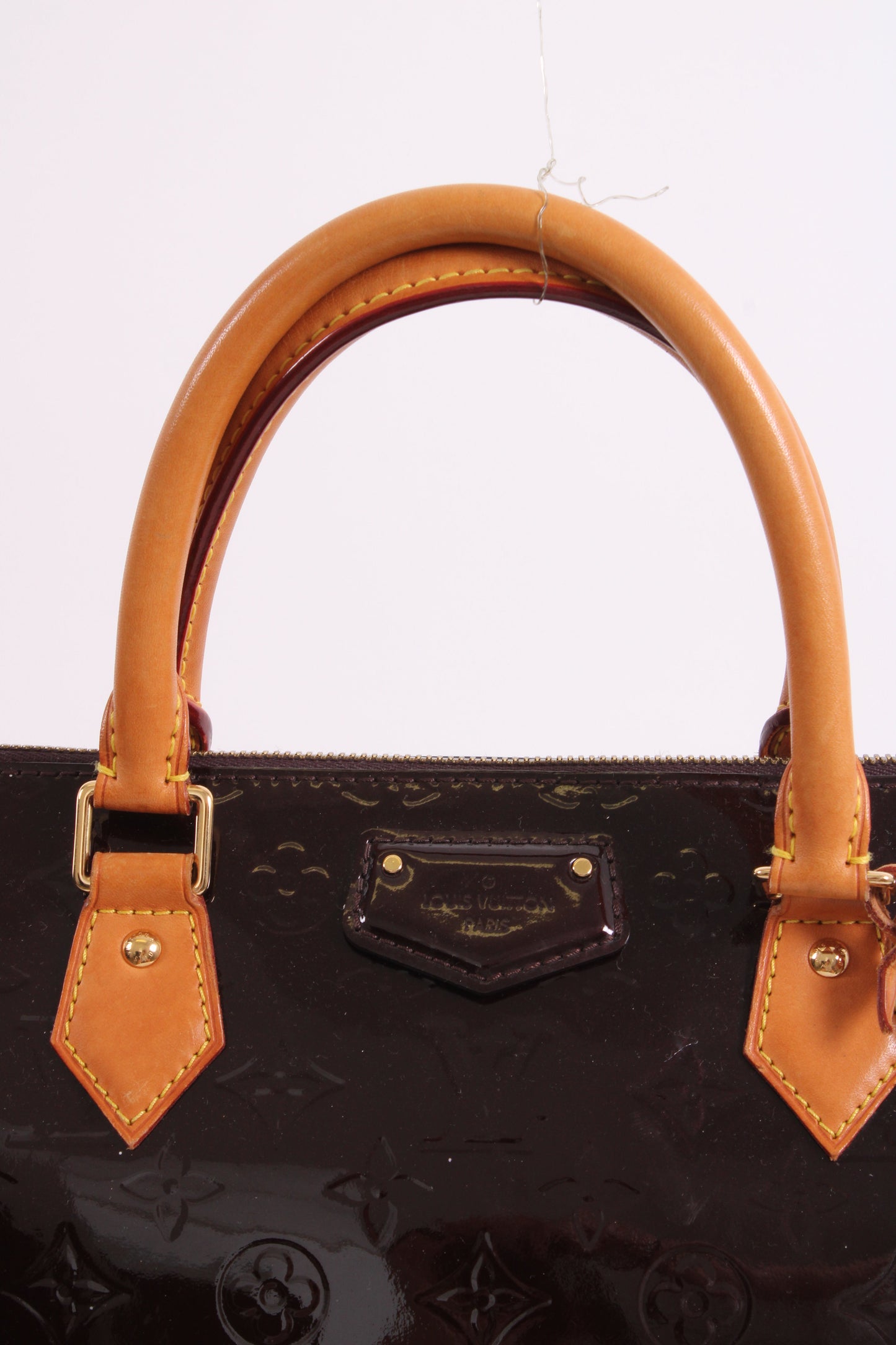 Louis Vuitton Montebello Monogram Vernis Patent Bag Amarante/ Deep Plum | O/S, Gold