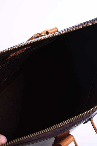Louis Vuitton Montebello Monogram Vernis Patent Bag Amarante/ Deep Plum | O/S, Gold