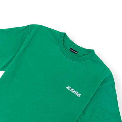 JACQUEMUS LOGO T-SHIRT GREEN L | Large, Green