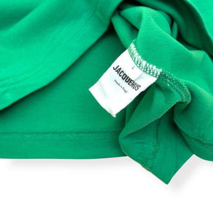 JACQUEMUS LOGO T-SHIRT GREEN L | Large, Green