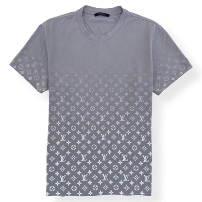 LOUIS VUITTON MONOGRAM GRADIENT T-SHIRT GREY / WHITE XL | XL, Grey