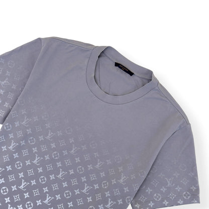 LOUIS VUITTON MONOGRAM GRADIENT T-SHIRT GREY / WHITE XL | XL, Grey