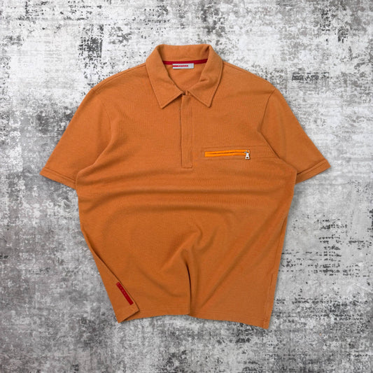 Vintage Prada Sport Technical Polo Shirt (XL)