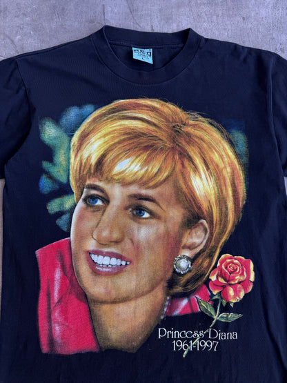 1990's Princess Diana Of Wales Memorial Graphic Tee | Large, Multicoloured