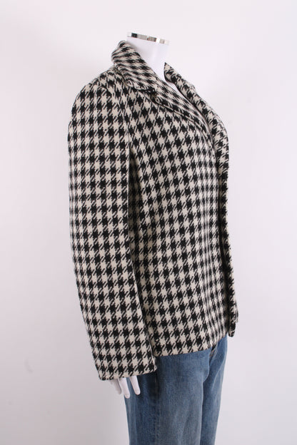 Yohji Yamamoto Houndstooth Jacket Black/ White M | Medium, Multicoloured