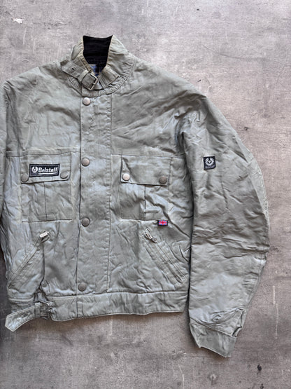 Belstaff Nylon Trialmaster Moto Jacket | Small, Olive