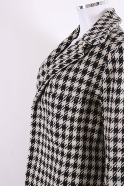 Yohji Yamamoto Houndstooth Jacket Black/ White M | Medium, Multicoloured