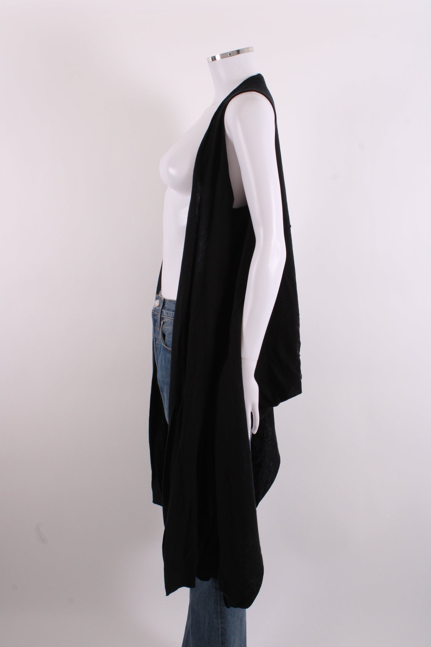 Yohji Yamamoto S/S Waterfall Cardigan Black S | Small, Black