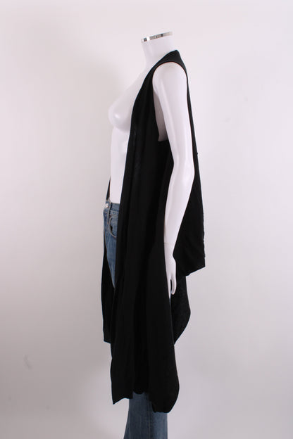 Yohji Yamamoto S/S Waterfall Cardigan Black S | Small, Black