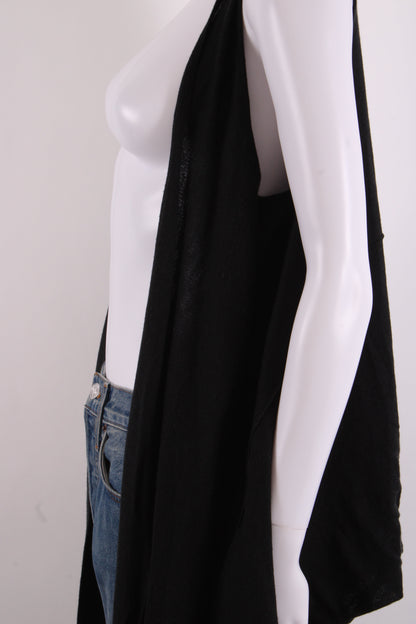 Yohji Yamamoto S/S Waterfall Cardigan Black S | Small, Black