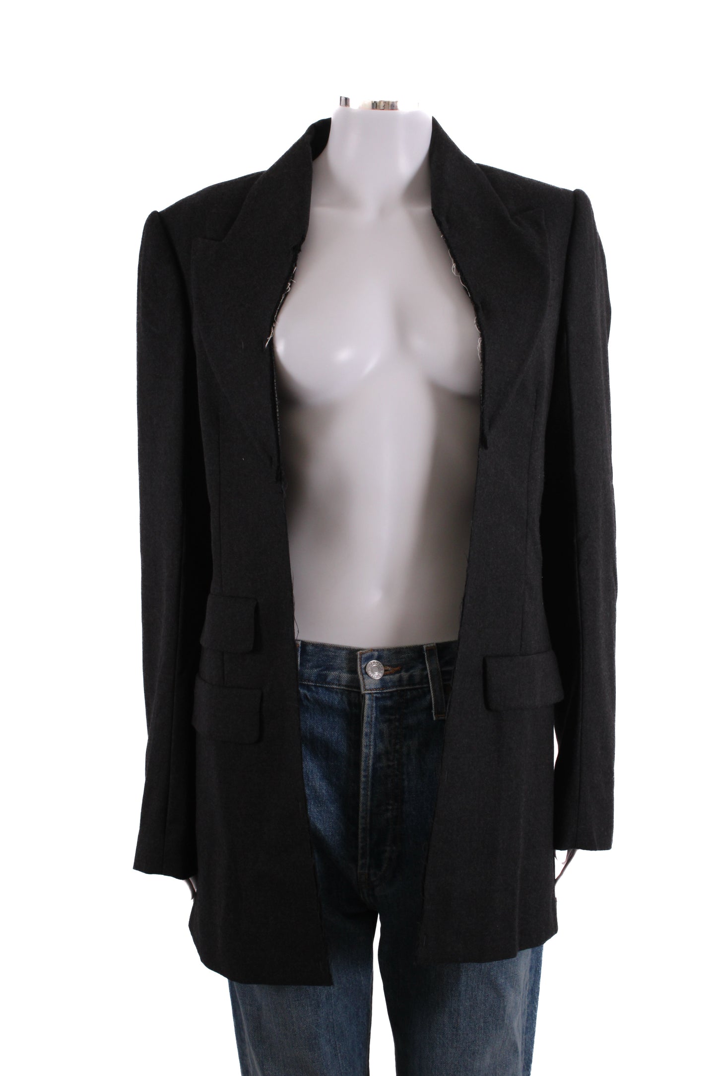 Maison Margiela Raw Edge Blazer Grey 12 | O/S, Grey