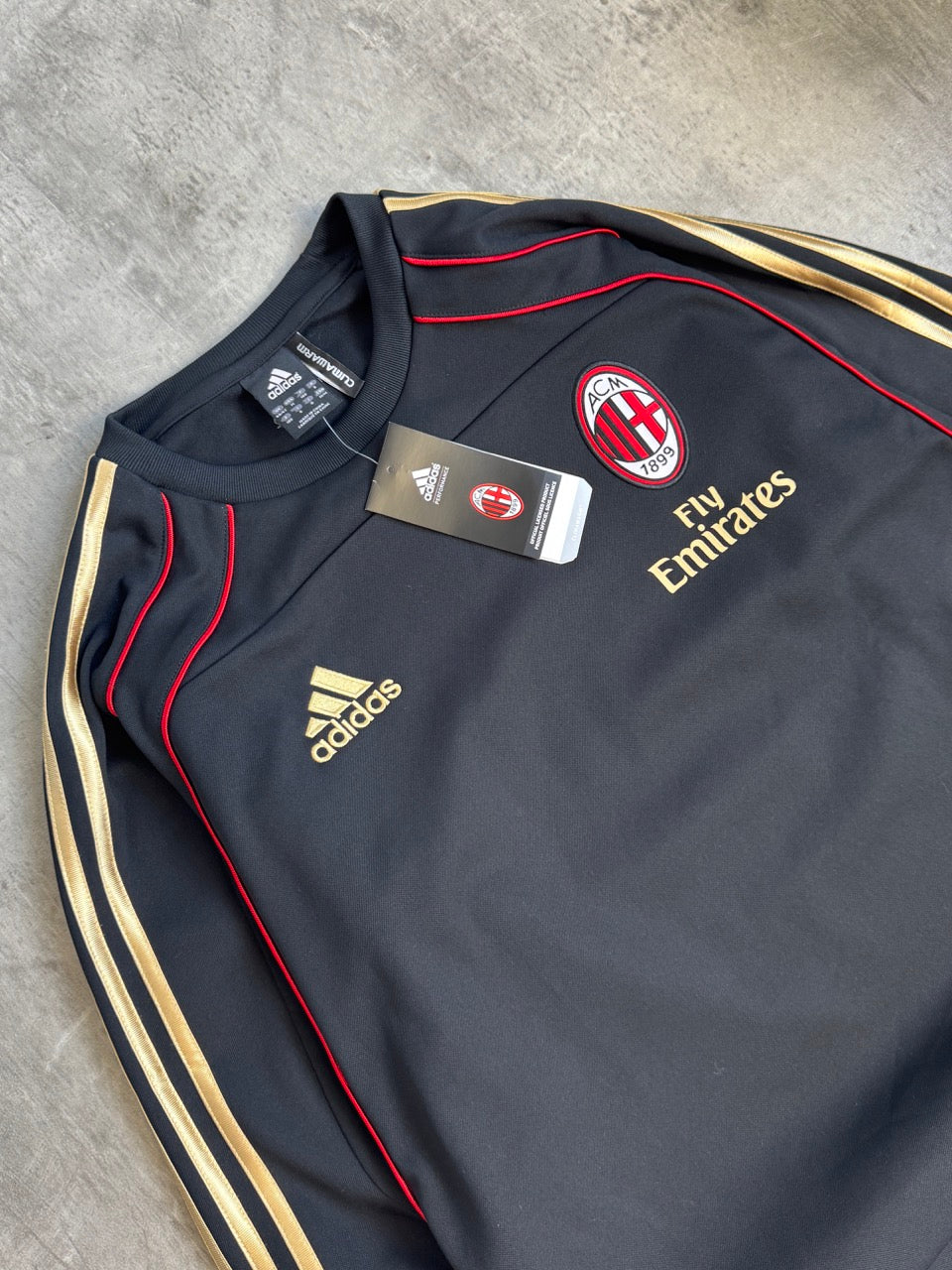 2010/2011 AC Milan x Adidas Away Training Longsleeve Top BNWT