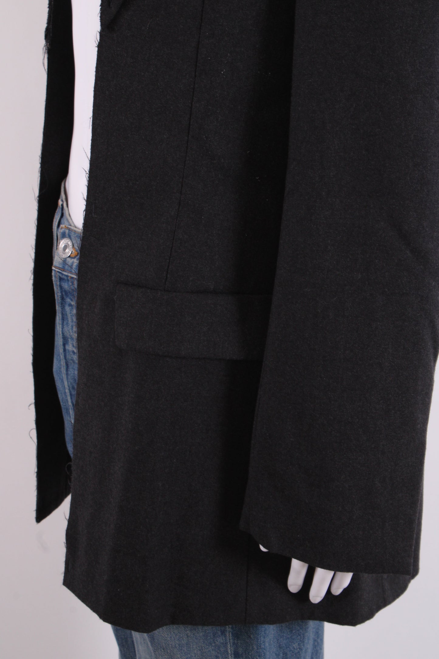 Maison Margiela Raw Edge Blazer Grey 12 | O/S, Grey