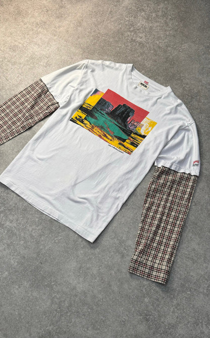 VT Rework Marlboro Canyon Long Sleeve Check Tee