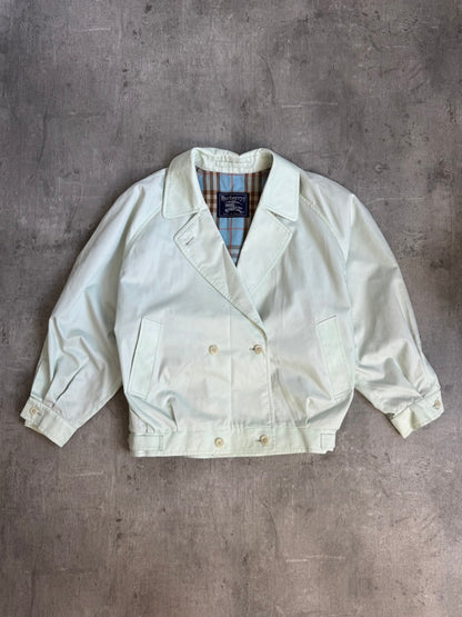 Burberry Mint Nova Lined Adjustable Closure Blouson