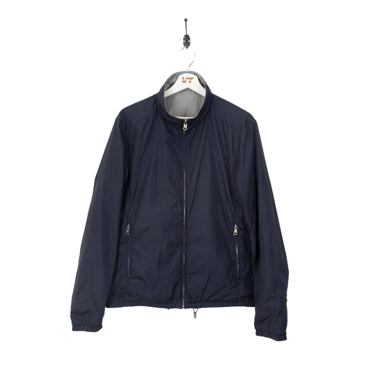 Prada Reversible Grey / Navy Zip Up Jacket