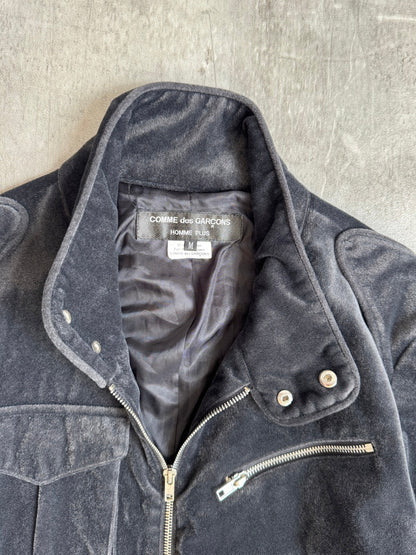 AD2009 Comme Des Garçons Homme Plus Toggle Waist Velvet Blouson