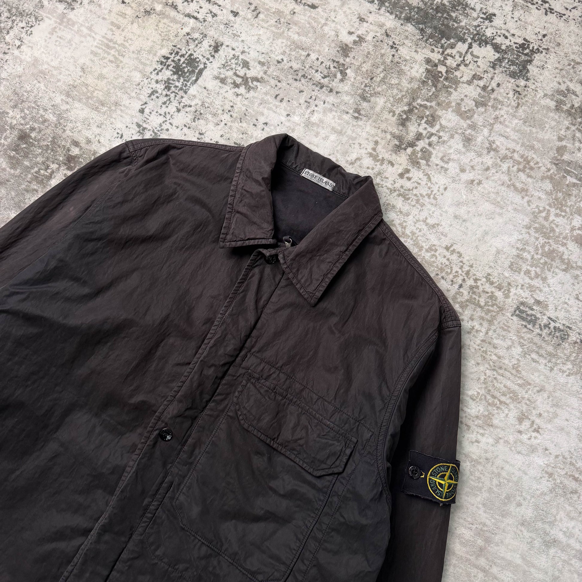 Vintage Stone Island Overshirt (L) | Large, Red