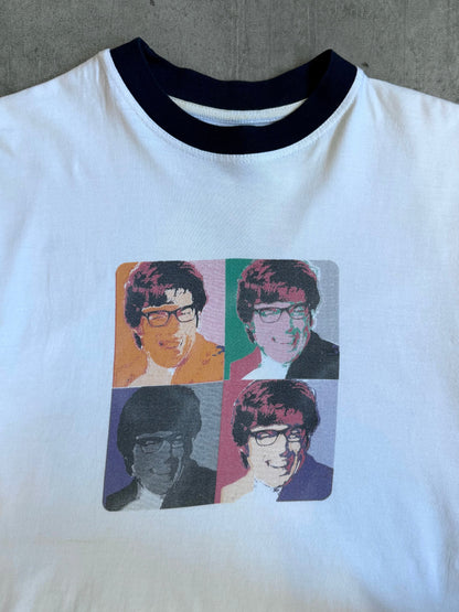 1999 Austin Powers "The Spy Who Shagged Me" Promo Tee | Small, White