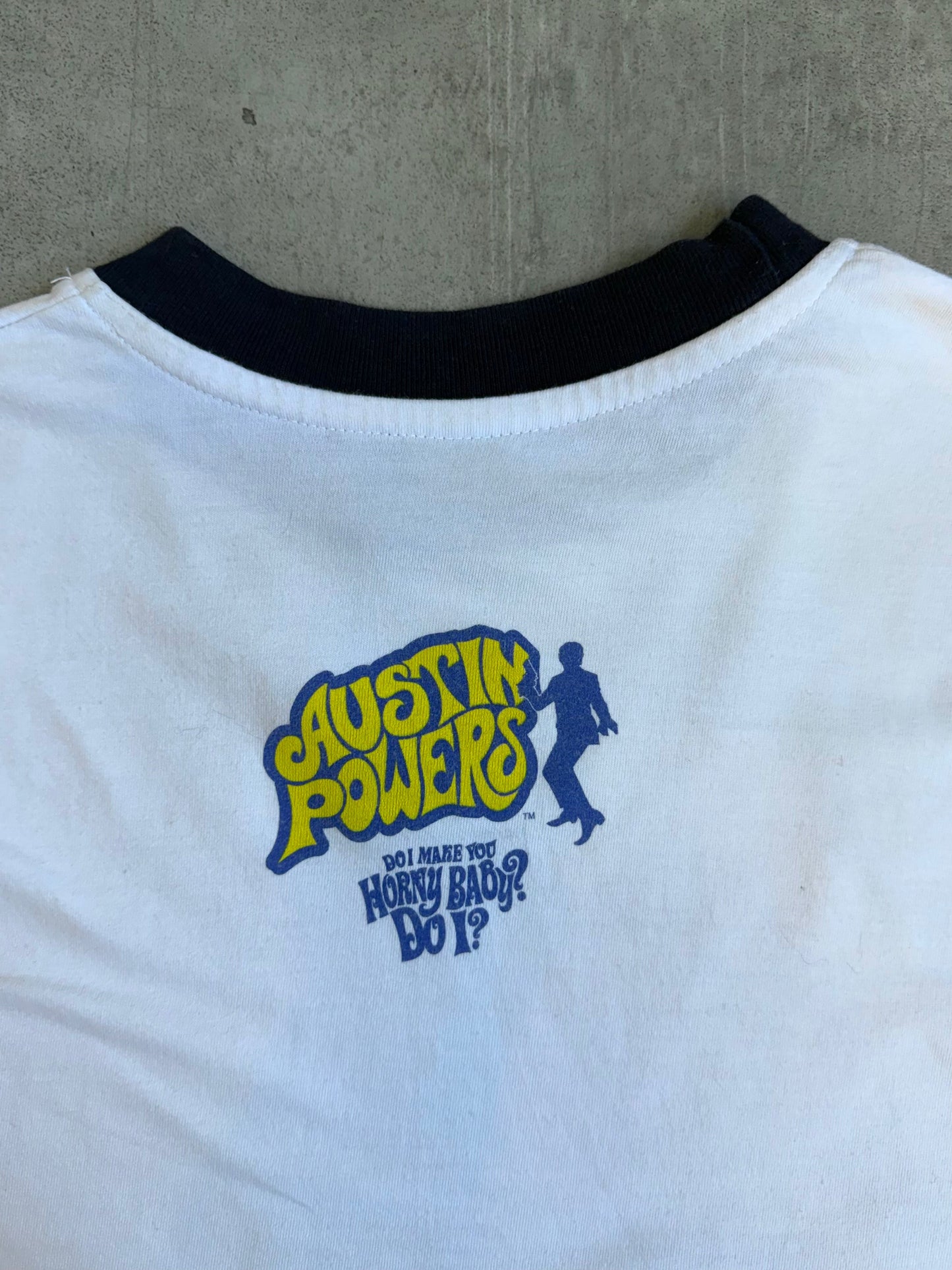 1999 Austin Powers "The Spy Who Shagged Me" Promo Tee | Small, White