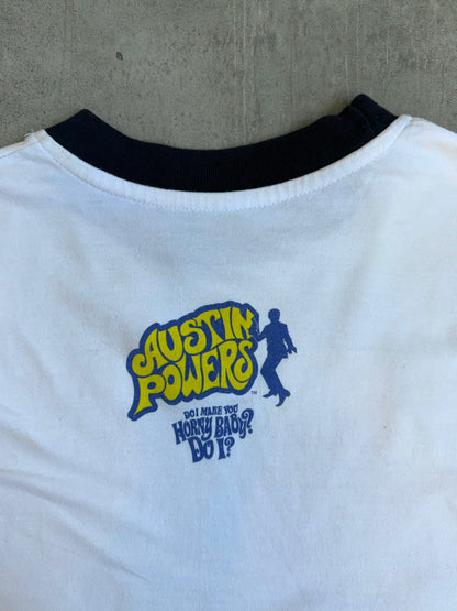 1999 Austin Powers "The Spy Who Shagged Me" Promo Tee | Small, White