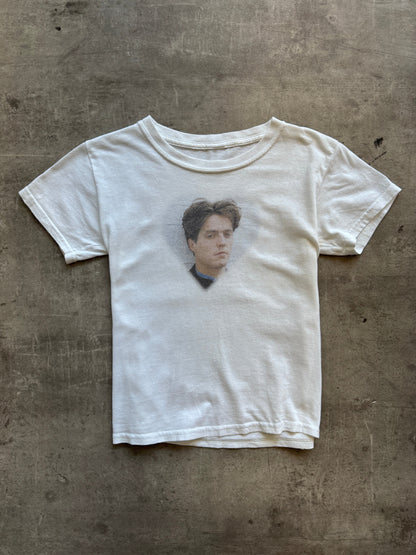 Hugh Grant Love Graphic Baby Tee | Extra Small, White
