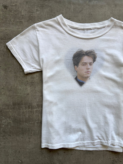 Hugh Grant Love Graphic Baby Tee | Extra Small, White