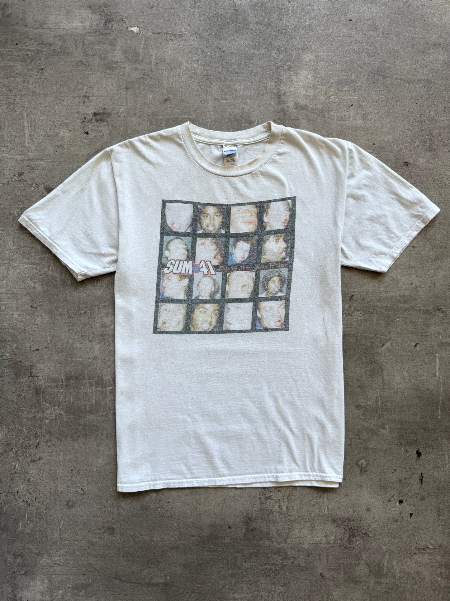 2001 Sum 41 'All Killer No Filler' Tee | Medium, White