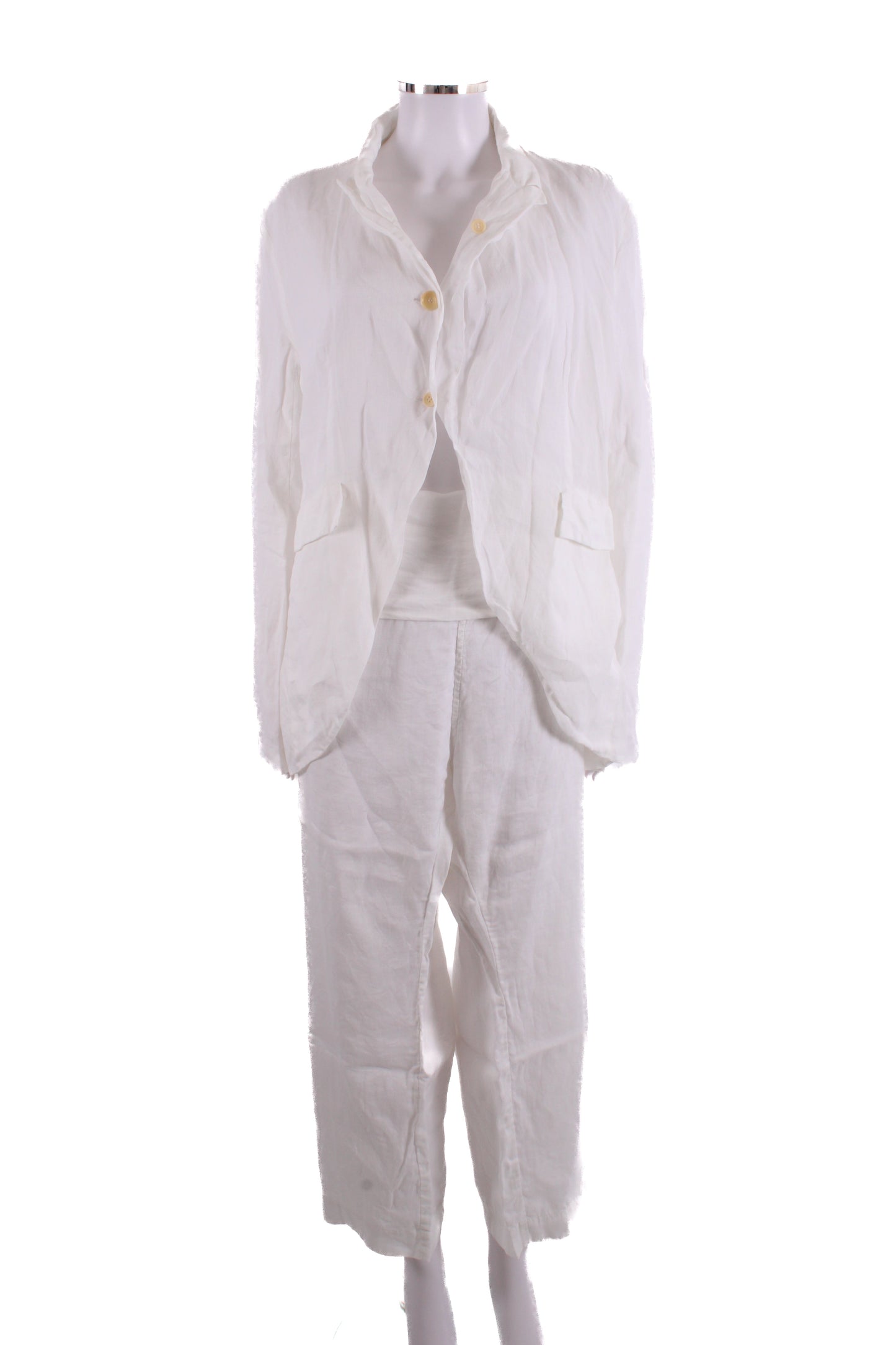 Peachoo+Krejberg Jacket/ Trouser Co-ord White L | Large, Red