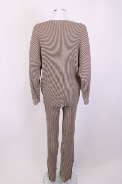 zulu & zephyr Ribbed cord set Taupe S | Small, TBD
