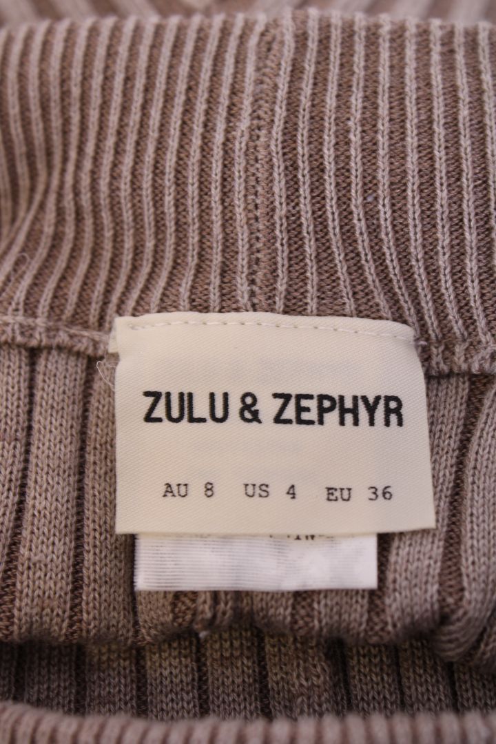 zulu & zephyr Ribbed cord set Taupe S | Small, TBD
