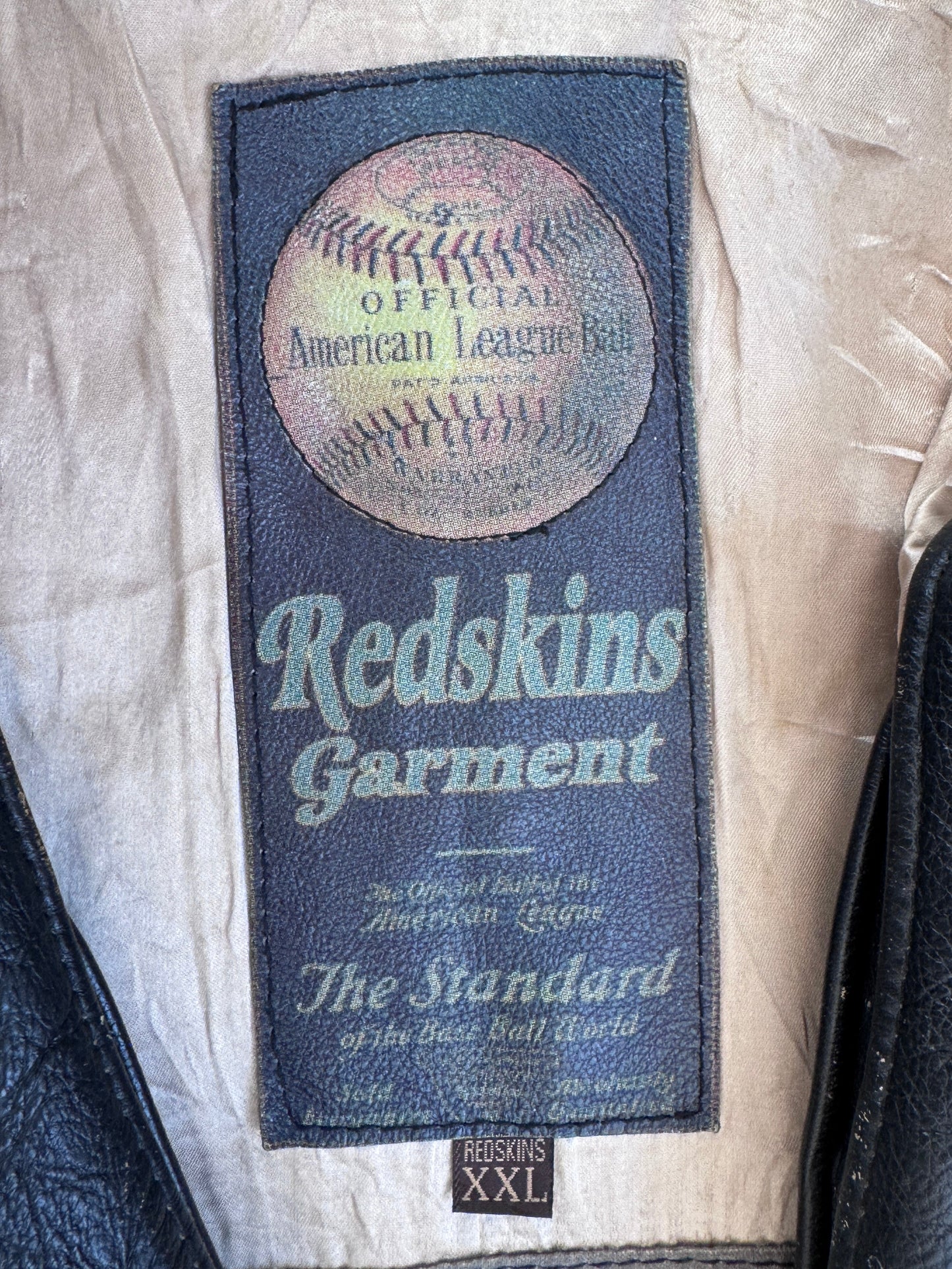 Redskins American League Leather Varsity Jacket