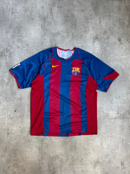 2002/2003 Barcelona x Nike "Eto'o 9" Home Football Shirt