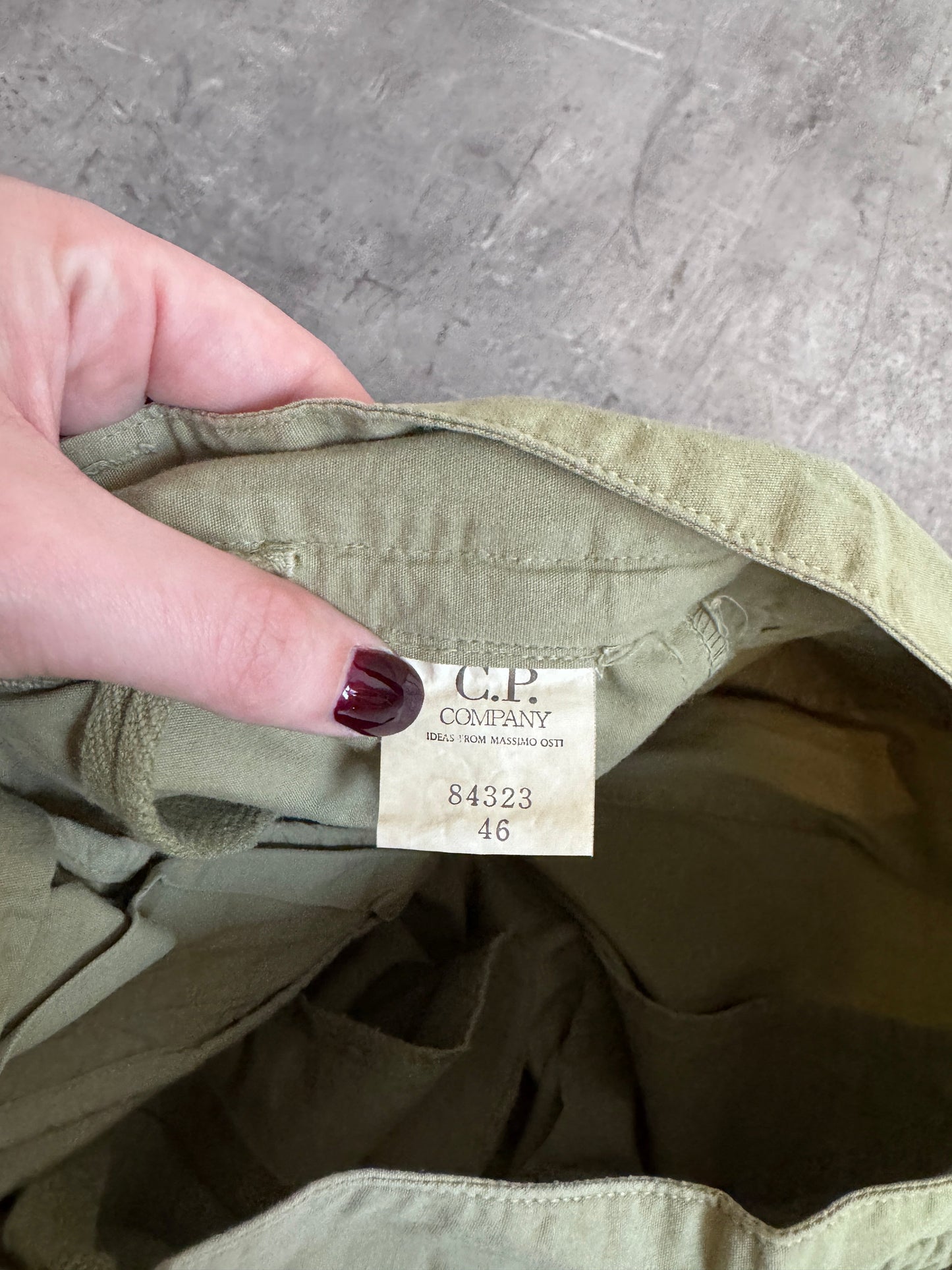 Bonville C.P. 1990s Sage Wide Leg trousers