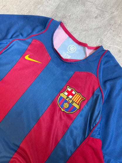 2002/2003 Barcelona x Nike "Eto'o 9" Home Football Shirt