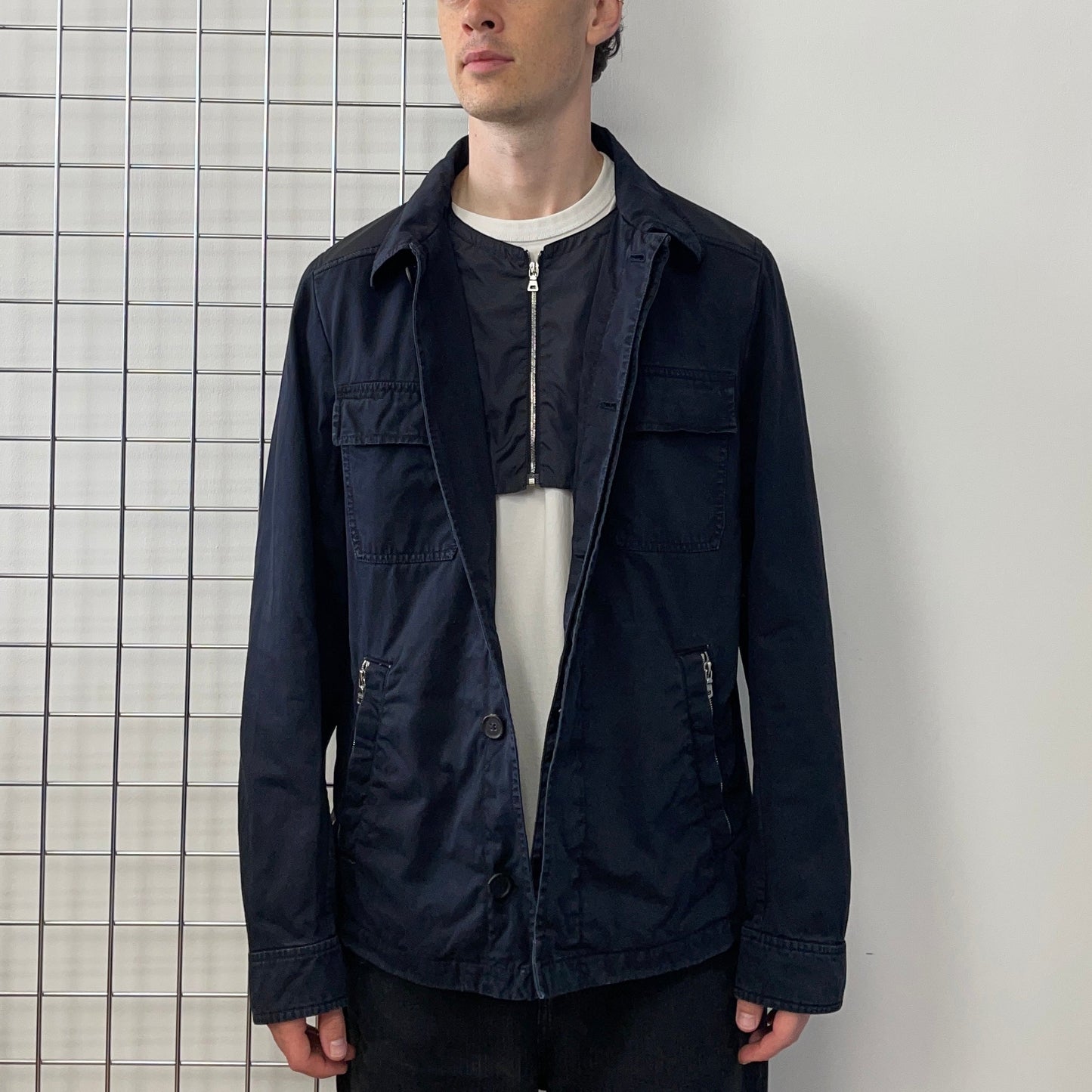 Prada Sport Navy 00s Multi-Pocket Jacket | X-Large, Navy