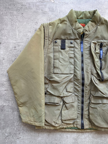 Ultra Rare 1999 Buzz Ricksons Power Equipment Cargo Jacket | Medium, Olive Green