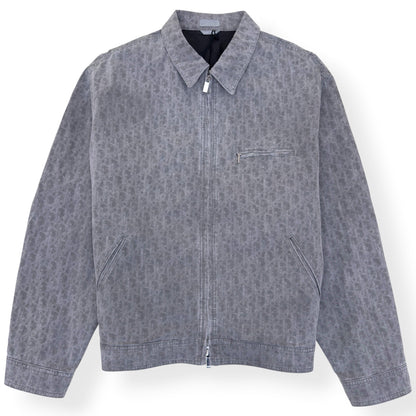 DIOR OBLIQUE ZIP-UP JACKET GREY 54 / XXL | XXL, Grey