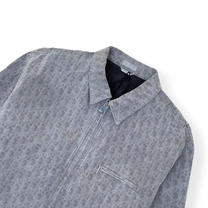 DIOR OBLIQUE ZIP-UP JACKET GREY 54 / XXL | XXL, Grey