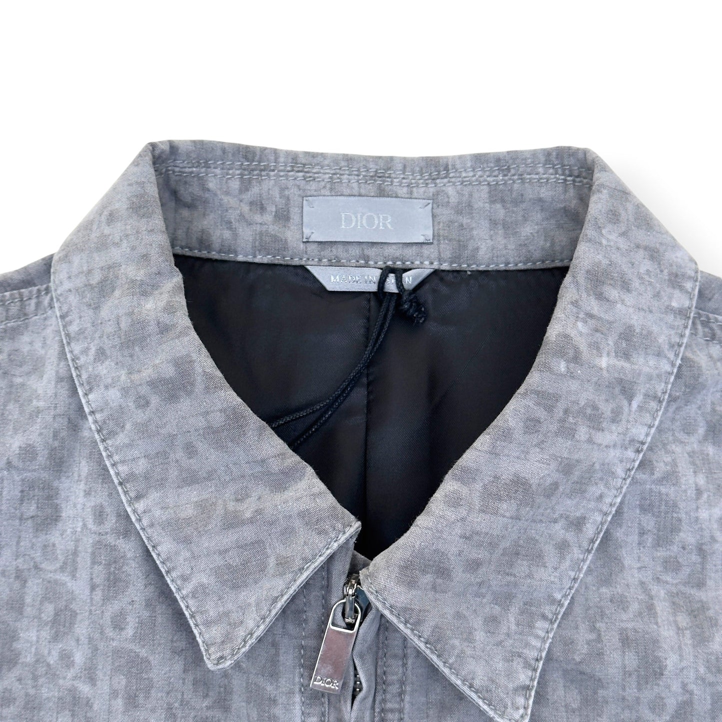DIOR OBLIQUE ZIP-UP JACKET GREY 54 / XXL | XXL, Grey