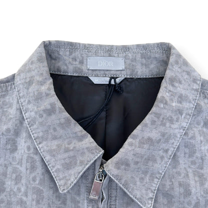 DIOR OBLIQUE ZIP-UP JACKET GREY 54 / XXL | XXL, Grey