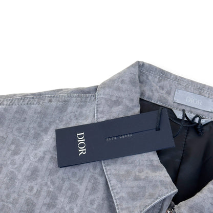 DIOR OBLIQUE ZIP-UP JACKET GREY 54 / XXL | XXL, Grey