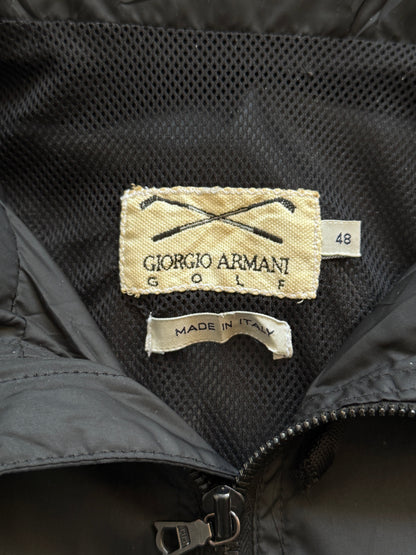 1980s Giorgio Armani Golf Boxy Utility Jacket | Large, Black