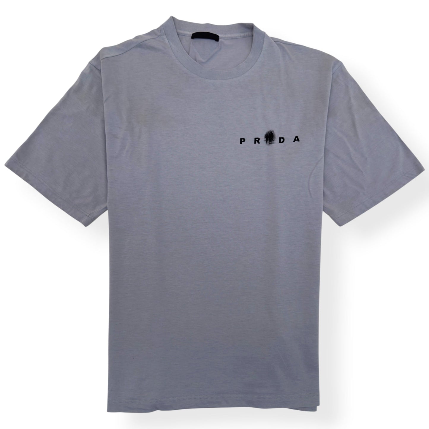 PRADA FOX PRINT T-SHIRT GREY XL | XL, Grey