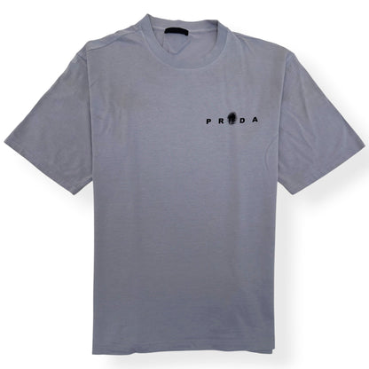 PRADA FOX PRINT T-SHIRT GREY XL | XL, Grey