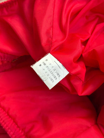 1970s Moncler Red Colour Block Ski Puffer