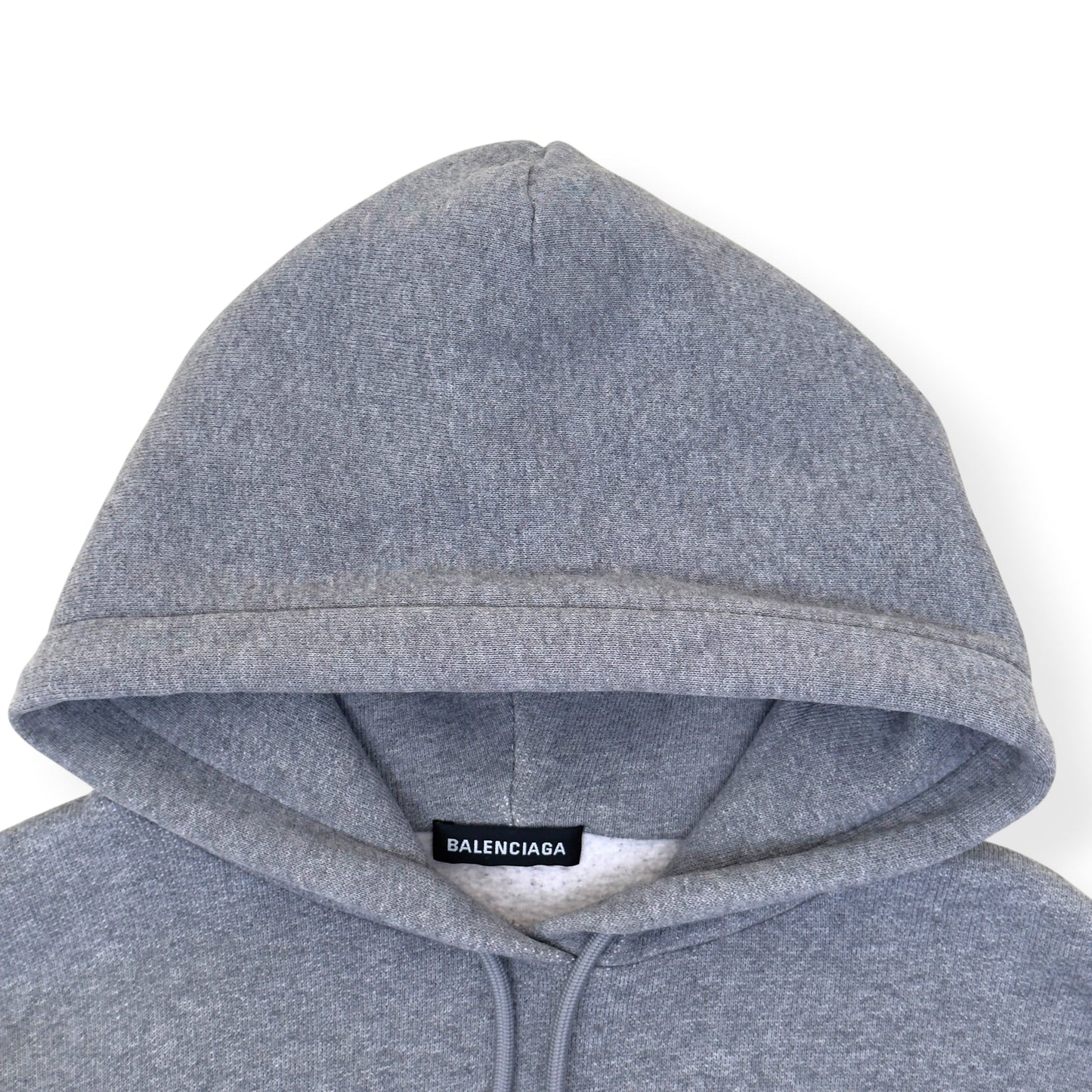 BALENCIAGA BB CREST LOGO HOODIE GREY L | Large, Grey